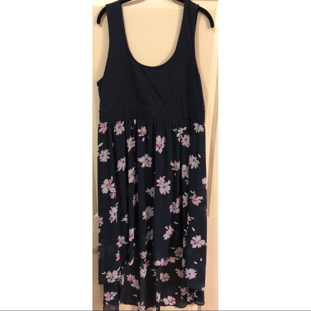Torrid Hi-Low Floral Chiffon Dress